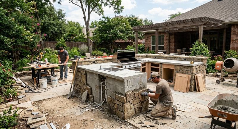 Outdoor Kitchen Construction in Napa, CA