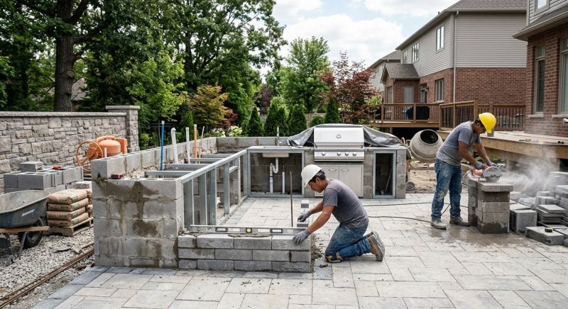 Outdoor Kitchen Construction in Conroe, TX