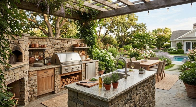 Outdoor Kitchen Installation in Houston, TX